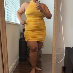 Yellow dress from Amazon.